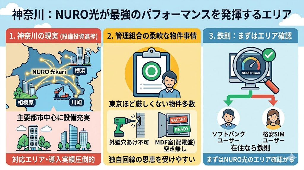 神奈川の光回線はNURO光が最強