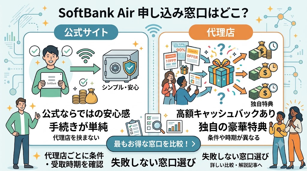 申し込み窓口はどこがおすすめ