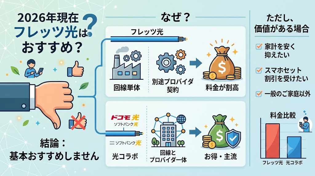 2026年現在フレッツ光はおすすめ