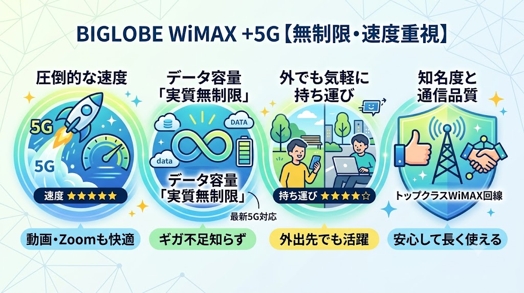BIGLOBE WiMAX +5G