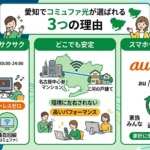愛知県でコミュファ光がおすすめな3つの理由