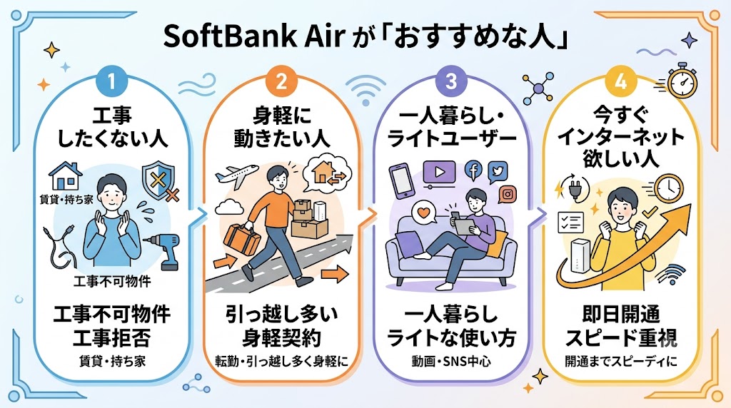 SoftBank Airが「おすすめな人」