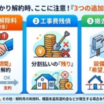 auひかりの解約で「追加負担」として確認したい3つの費用