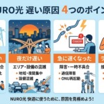 NURO光が遅いときに考えられる原因は4つ
