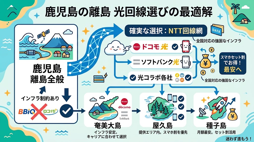 鹿児島の離島でおすすめの光回線