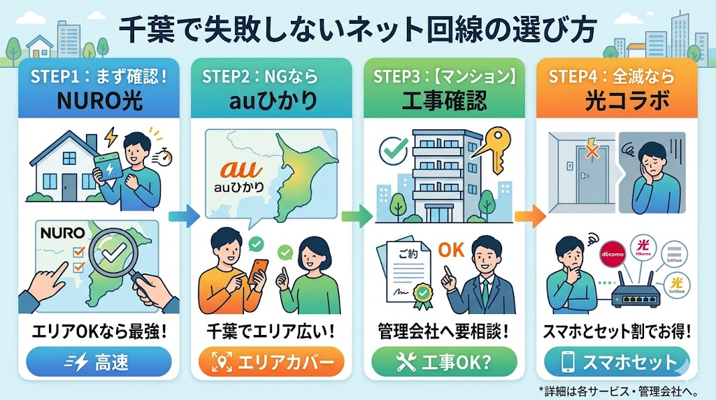 千葉県で失敗しないネット回線の選び方