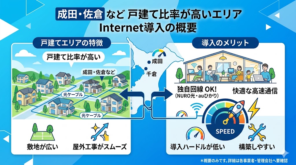 成田・佐倉インターネット導入概要