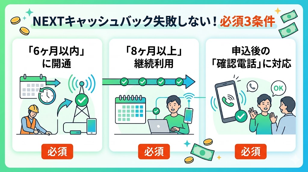 ピカラ光キャッシュバックで失敗しない方法