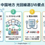 中国地方で光回線を選ぶなら、まず「県・スマホ・電気」を確認