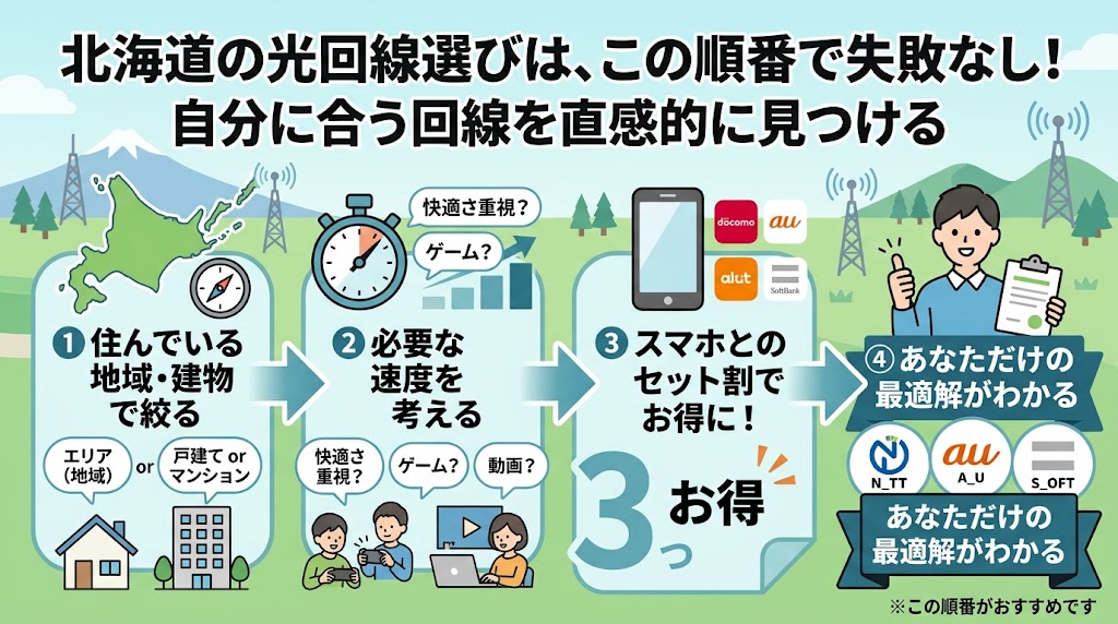 北海道で光回線を検討する際の結論